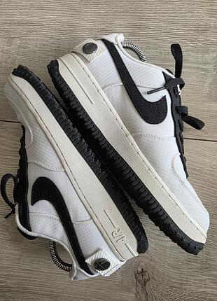 Кросівки чоловічі nike air force білі з чорним