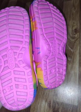 Утепленные шлепанцы crocs р.38 3
