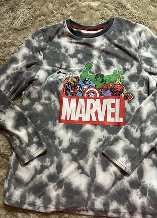 Велюровий піжамний реглан marvel primark