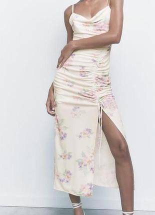 Zara, плаття, платье, міді, сукня 2
