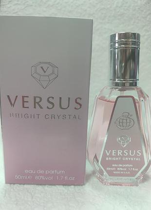 Жіноча парфумована вода fragrance world versus bright crystal об'ємом 50 мл (аромат-аналог популярного versace bright crystal).