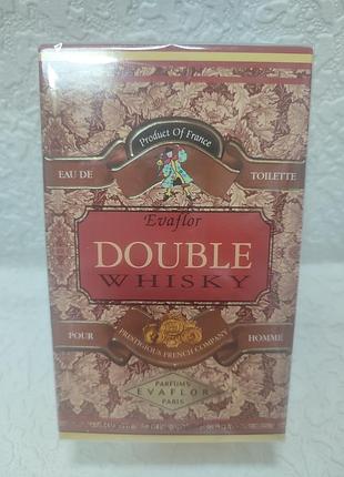 Чоловіча туалетна воду evaflor double whisky об’ємом 100 мл (виробник — французький бренд evaflor, прем'єра аромату відбулася у 2013 році).