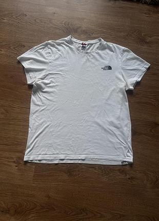 Футболка чоловіча the north face біла розмір m