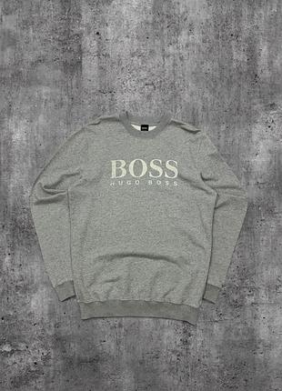 Кофта hugo boss оригінал темно-синій чоловіча кофта босс джемпер old money