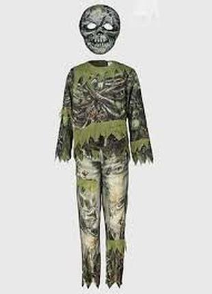 Костюм зомби труп монстр halloween tu 5-6 р. 116