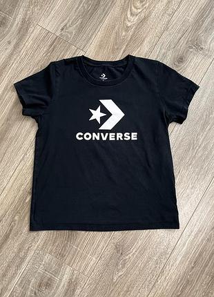Жіноча футболка converse чорна розмір m