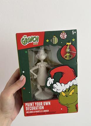 Набір для творчості the grinch - розфарбуй власну фігурку