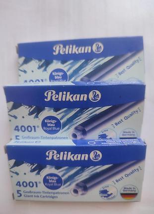 Картриджи pelikan колір королівський синій 3 упаковкі