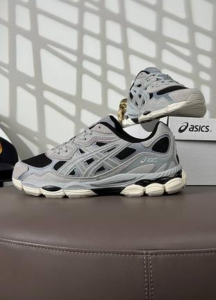 Чоловічі кросівки  asics gel-nyc grey metallic black