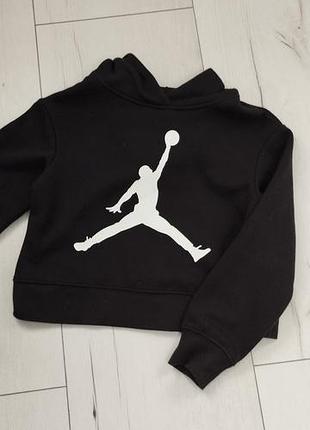 Худі для підлітків jordan чорне тепле 128-140р.