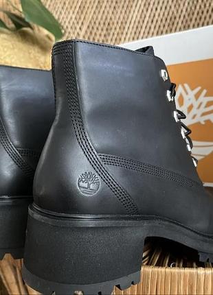 Черевики жіночі timberland чорні, натуральна шкіра