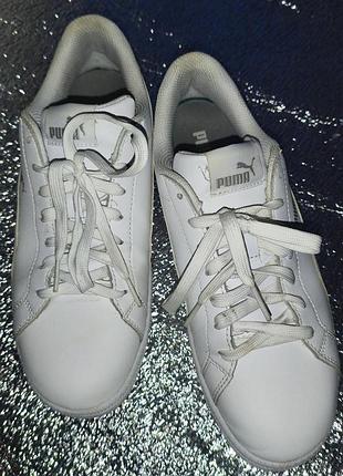 Кросівки унісекс puma smash l білі 2