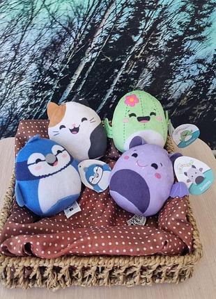 Іграшки squishmallows набір різнокольоровий маленькі сквіш