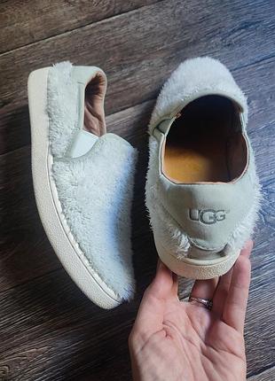Мокасины ugg ricci iceberg / искусственный мех / мята🍁 41р (на стопу 26,5см)