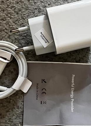 Кабель та адаптер usb-c - lightning
