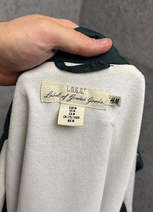 Чоловіча зелена вітровка від бренду h&m 6