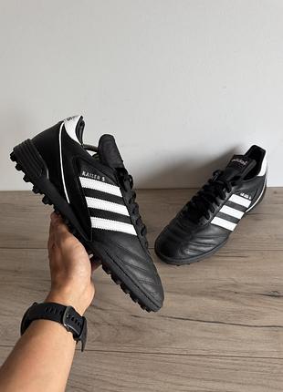 Сороконіжки бампи шкіряні adidas kaiser 5 оригінал