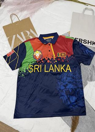 Яскрава спортивна футболка поло sri lanka від lankan lion
