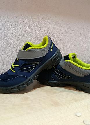 Детские ботинки для туризма quechua mh100 бренда decathlon р31 20см