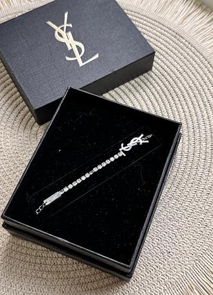 Браслет з камінцями yves saint laurent 😍