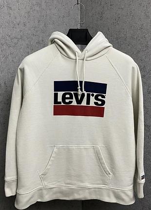Чоловіча біла кофта від бренду levi's