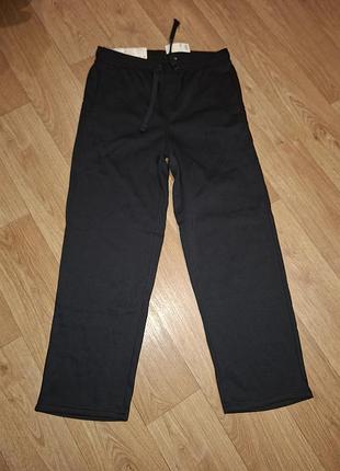 Новые утепленные мужские спортивные штаны м 48-50 л l 52-54 livergy esmara men нижняя прямые карманы черные, хорошее качество, приятные к телу