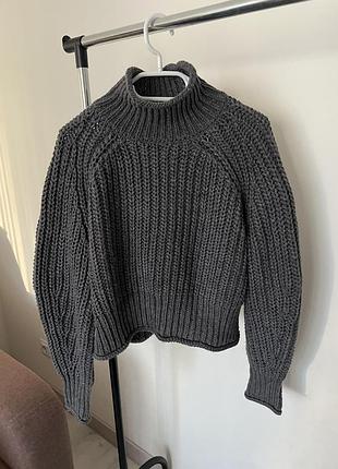 Светр жіночий h&m сірий💨