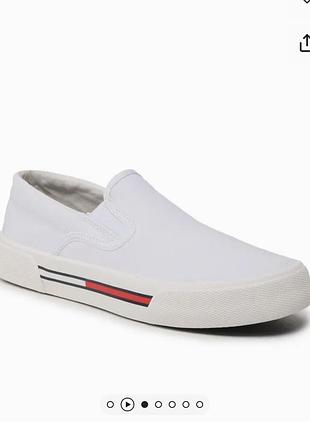Сліпони tommy jeans білі нові