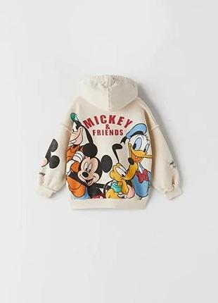 Дитяче худі оверсайз з капюшоном mickey mouse ® disney zara іспанія