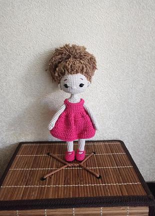 Кукла вязаная, игровая.
