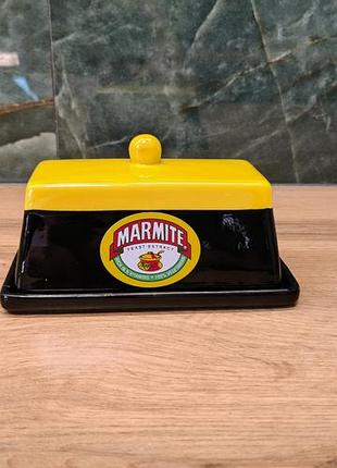Колекційна керамічна маслянка marmite (велика британія). ідеальний стан!