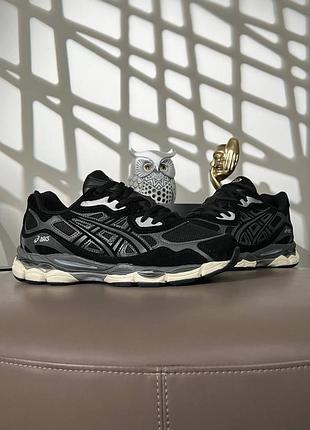Жіночі кросівки asics gel-nyc black grey beige