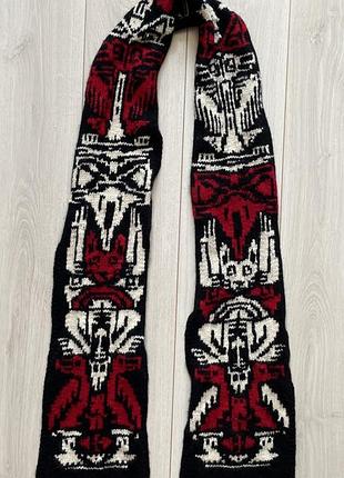 Вʼязаний вовняний шарф rlx ralph lauren