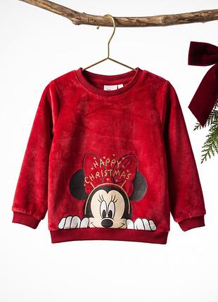 Pepco disney | велюровий світшот із мінні маус • 92 та 98