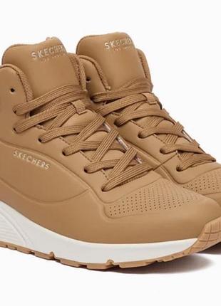 Жіночі, демі черевики *skechers uno-stand high*