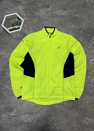 Вітровка karrimor оригінал салатова чоловіча спортивна куртка каррімор бігова неон база