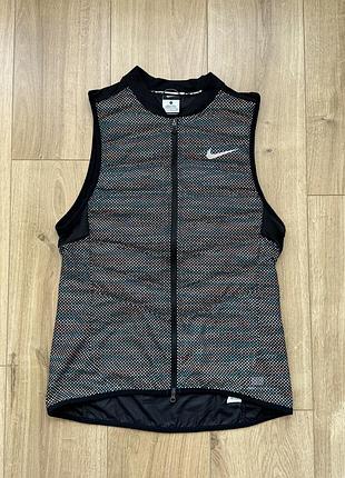 Пуховий жилет для бігу nike aeroloft flash 800 down running vest