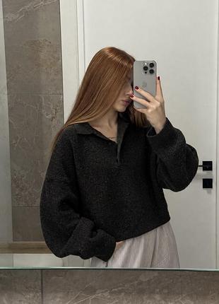 Светр жіночий bershka оверсайз чорний