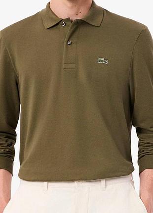 Поло «lacoste» з довгим рукавом