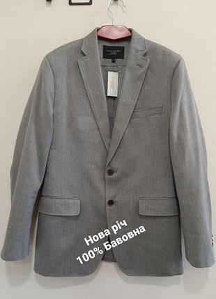 Новый мужской пиджак американского бренда banana republic (gap), р. s - m (44-46)