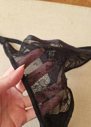 Трусики dior мереживні прозорі 2