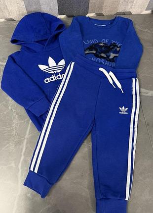 Дитячий спортивний костюм adidas 92 розмір 1.5-2 роки 18-24 місяці для хлопчика