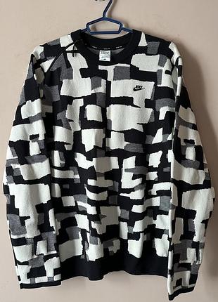 Кофта nike sportswear tech pack engineered knit sweater