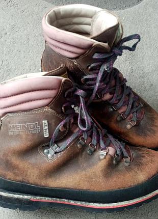 Чоловічі трекінгові гірські шкіряні  черевики meindl gore-tex (оригінал)