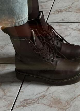 Dr. martens чорничневі, демісезонні доктор мартенс, 37 | uk 4 | us 6