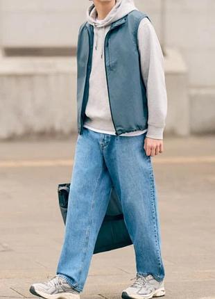 Жилет uniqlo  s m синій 4