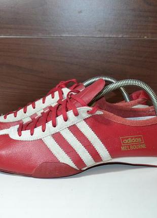 Adidas melbourne 43р кроссовки кожаные кеды винтажные ретро коллекционные