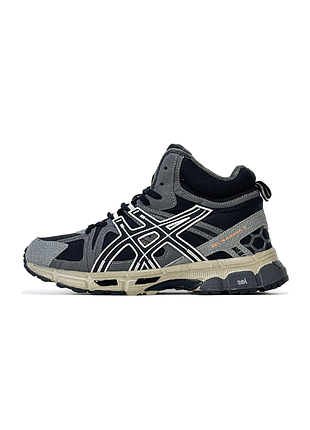 Женские кроссовки asics gel-kahana 8 high fur grey black