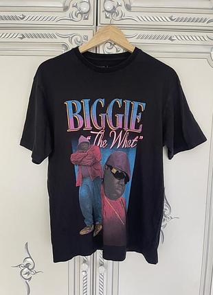 Футболка the notorious b.i.g. biggie big pull&bear розмір м