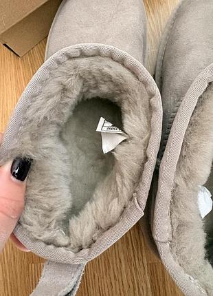 Уггі жіночі ugg classic ultra mini platform light grey 4